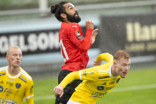 Falkenbergs Linus Borgström och Vasalunds Philip Wiström
