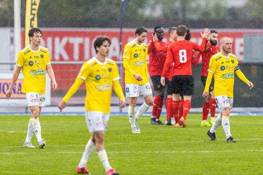 Falkenbergs spelare deppar
