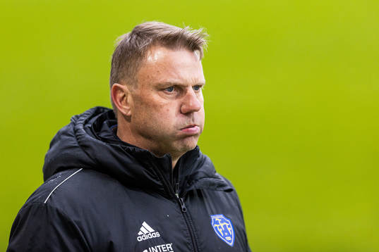 Falkenbergs tränare Hans Eklund