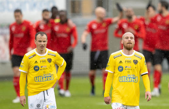 Falkenbergs Anton Wede och Christoffer Carlsson deppar