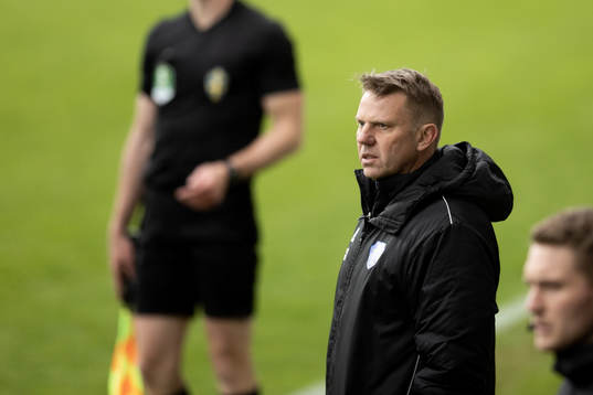 Falkenbergs tränare Hans Eklund