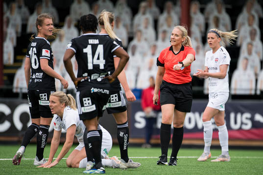 Domare Sandra Österberg dömmer straff för Rosengård