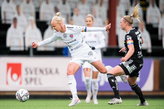 Rosengårds Caroline Seger och Piteås Ellen Löfqvist