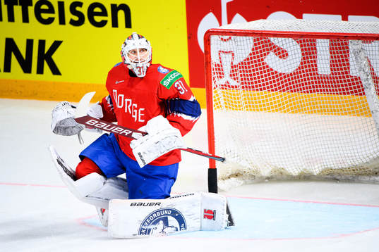 Goalkeeper Jonas Arntzen of Norway