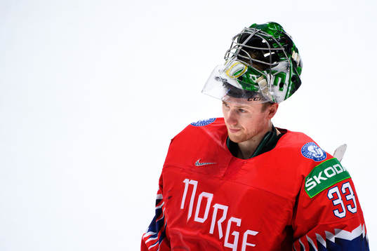 Goalkeeper Henrik Haukeland of Norway