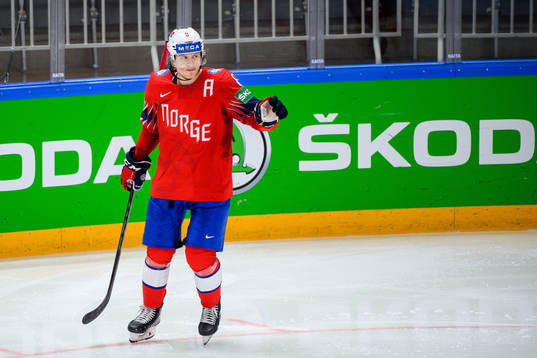 Mathias Trettenes of Norway celebrates 4-0, his third goal