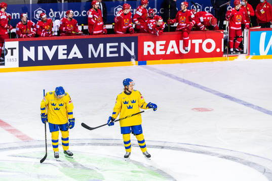 Pär Lindholm and Jonathan Pudas of Sweden
