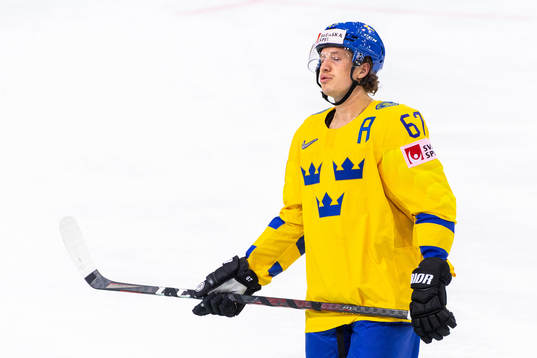 Rickard Rakell of Sweden looks dejected
