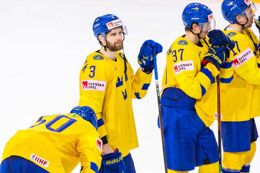 Klas Dahlbeck of Sweden looks dejected