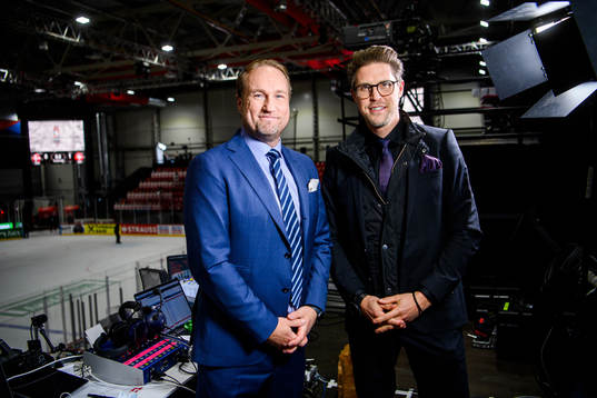 Chris Härenstam and Jonas Andersson of Swedish broadcaster