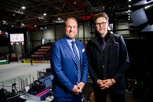 Chris Härenstam and Jonas Andersson of Swedish broadcaster