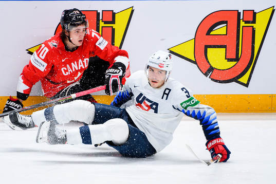 Troy Stecher of Canada and Matt Roy of USA