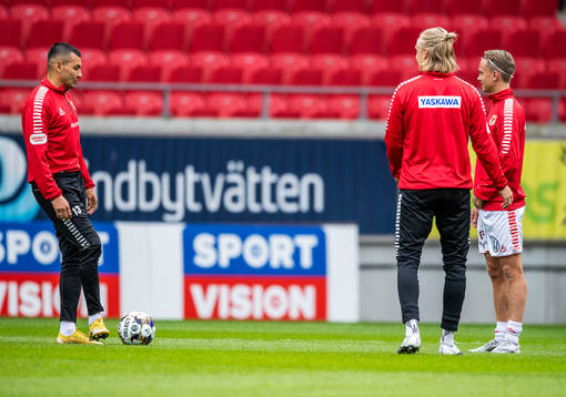 under fotbollsmatchen i Allsvenskan mellan Kalmar och