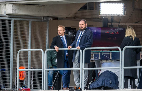 Discoverys kommentatorer Anders Andersson och Alexander
