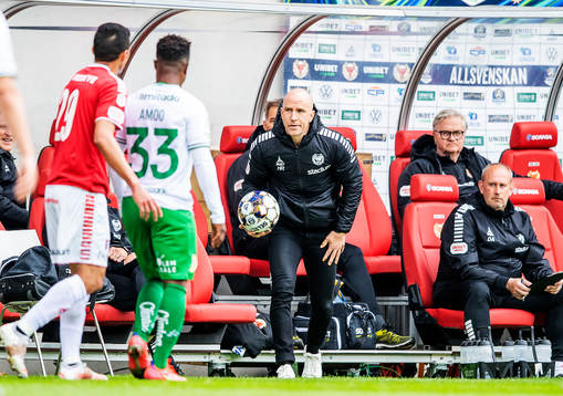 Kalmars tränare Henrik Rydström