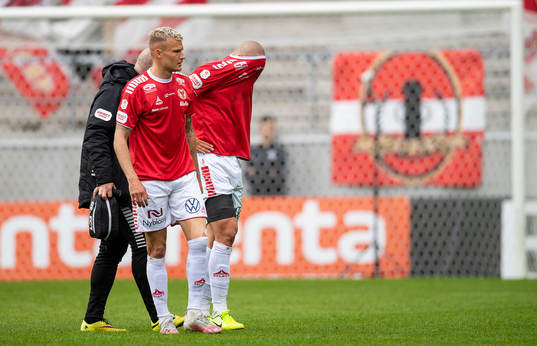 Kalmars Douglas Bergqvist utgick pga skada