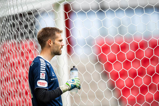 Kalmars målvakt Lucas Hägg Johansson