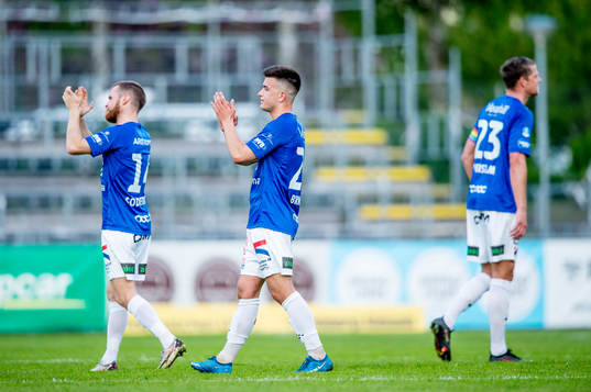 Trelleborgs Måns Söderqvist, Haris Brkic och Fredrik