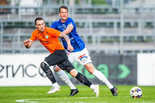 Västerås Filip Tronét och Trelleborgs Fredrik Liverstam