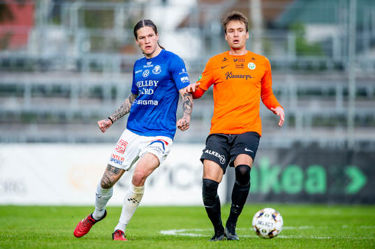 Trelleborgs Isak Jönsson och Västerås Viktor Prodell