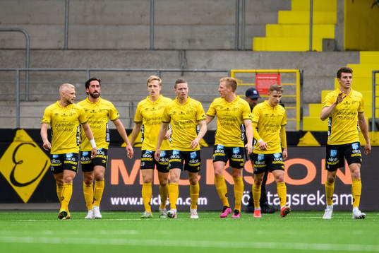 Elfsborgs Jeppe Møldrup Okkels jublar