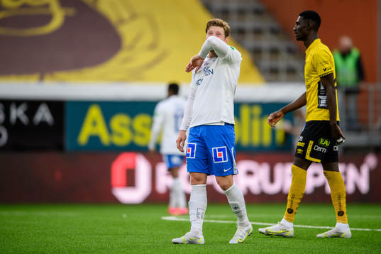 IFK Norrköpings Alexander Fransson deppar