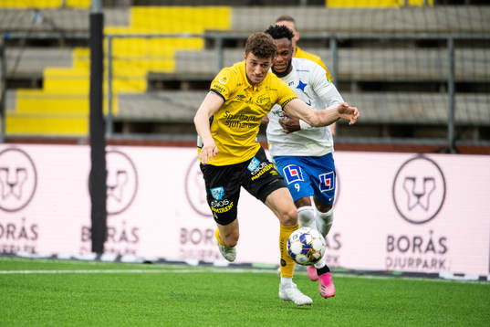 Elfsborgs Christopher McVey och IFK Norrköpings Samuel