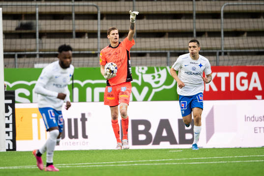 Elfsborgs målvakt Tim Rönning och IFK Norrköpings Lucas