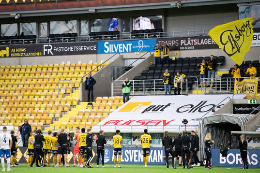Elfsborgs spelare tackar publiken