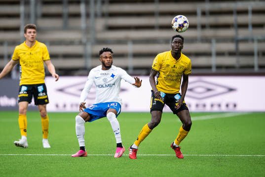Elfsborgs Joseph Stanley Okumu och IFK Norrköpings Ishaq