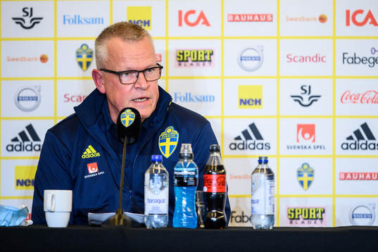 Head coach Janne Andersson of the Swedish national football