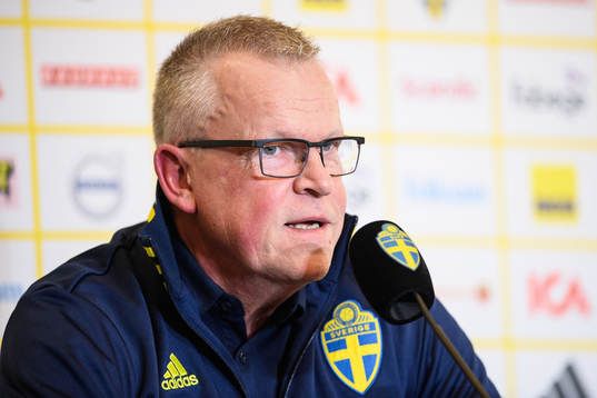 Head coach Janne Andersson of the Swedish national football