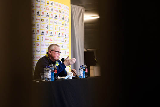 Head coach Janne Andersson of the Swedish national football