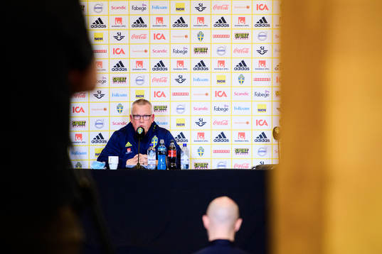 Head coach Janne Andersson of the Swedish national football
