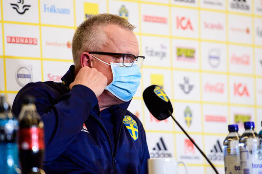 Head coach Janne Andersson of the Swedish national football