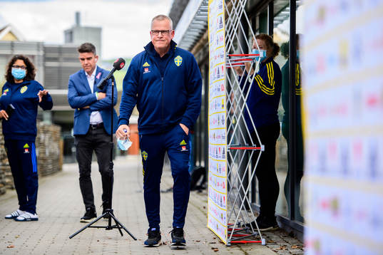 Head coach Janne Andersson of the Swedish national football
