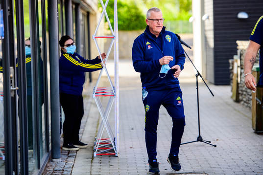 Head coach Janne Andersson of the Swedish national football