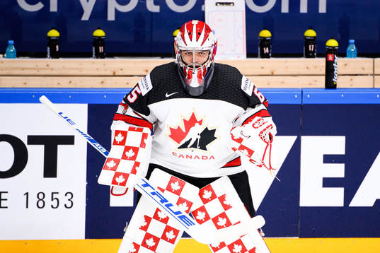 Goalkeeper Michael Dipietro of Canada