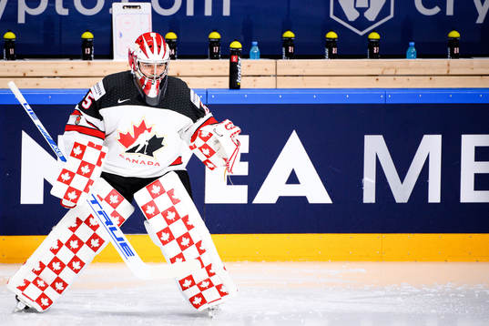 Goalkeeper Michael Dipietro of Canada