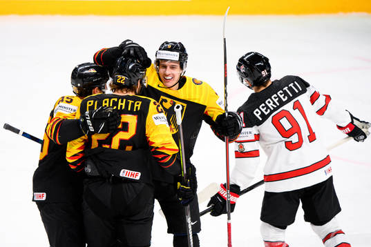 Matthias Plachta, Marcel Brandt and Leon Gawanke of Germany