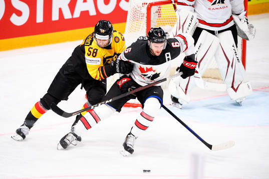 Markus Eisenschmid of Germany and Colin Miller of Canada