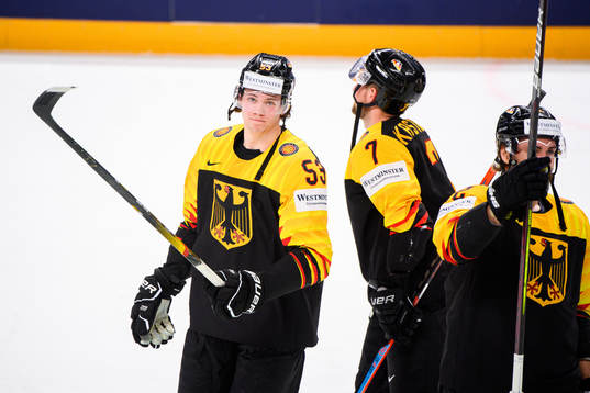 Moritz Seider of Germany celebrates