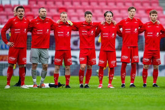 Vegard Forren, goalkeeper Håkon Opdal, Petter Strand,