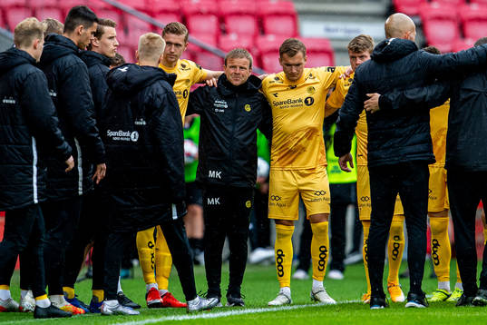 Morten Kalvenes, assistant coach, Morten Konradsen and the