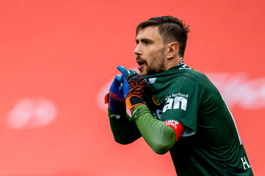 Goalkeeper Nikita Haikin of Bodø/Glimt