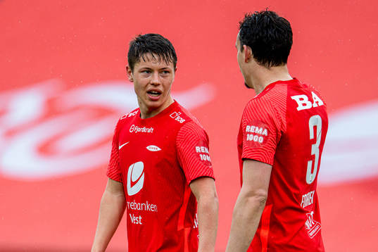Mathias Knutsen Rasmussen and Vegard Forren of Brann