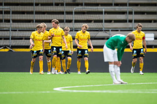 Elfsborgs spelare jublar