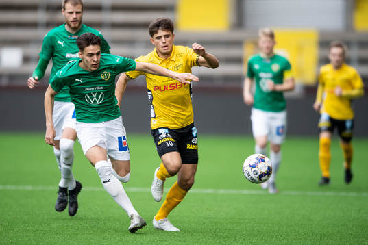 Jönköpings Adam Ben Lamin och Elfsborgs Besfort Zeneli