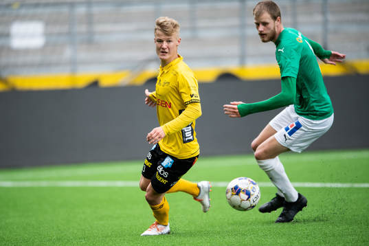 Elfsborgs Otto Vallentin och Jönköpings Elias Gustafsson