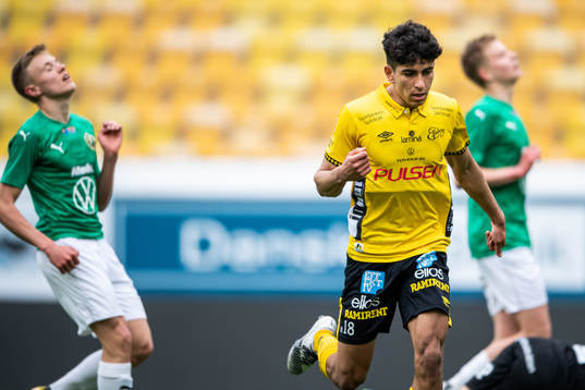 Elfsborgs Ahmed Qasem jublar